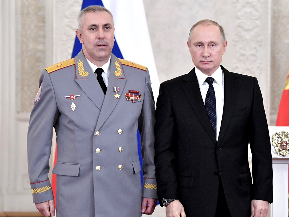 Церемония представления Президенту высших офицеров и прокуроров * Президент Росс